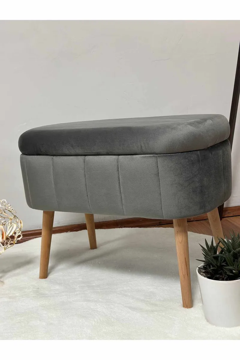 Heba Sittpuff med förvaring 60 cm - Möbler - Vardagsrum - Stolar & sittmöbler - Sittpuff