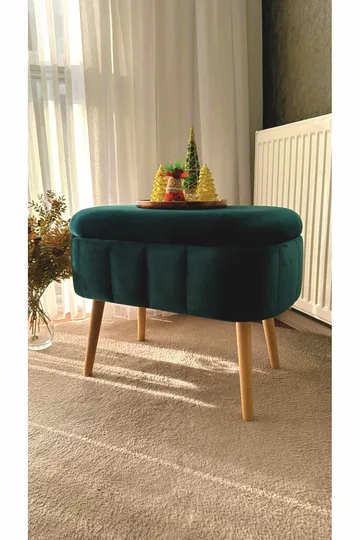 Heba Sittpuff med förvaring 60 cm - Möbler - Vardagsrum - Stolar & sittmöbler - Sittpuff