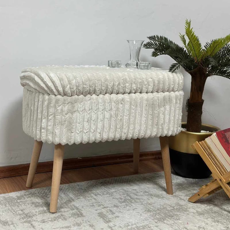 Heba Sittpuff med förvaring 60 cm - Möbler - Vardagsrum - Stolar & sittmöbler - Sittpuff