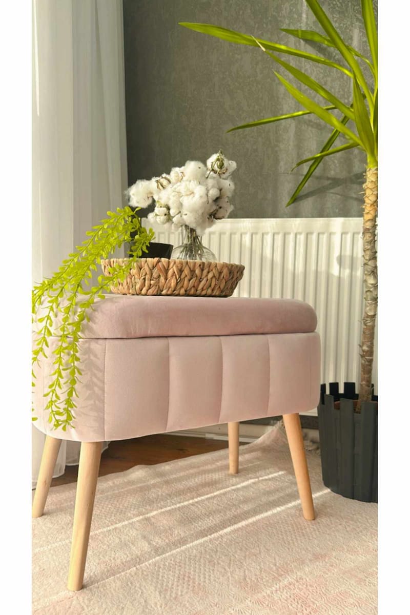 Heba Sittpuff med förvaring 60 cm - Möbler - Vardagsrum - Stolar & sittmöbler - Sittpuff