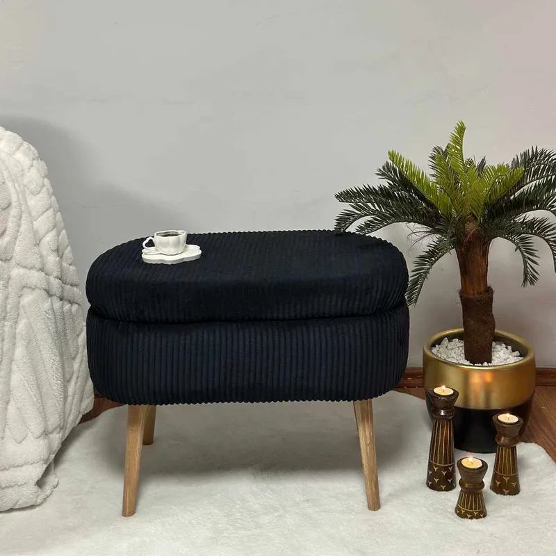 Heba Sittpuff med förvaring 60 cm - Möbler - Vardagsrum - Stolar & sittmöbler - Sittpuff