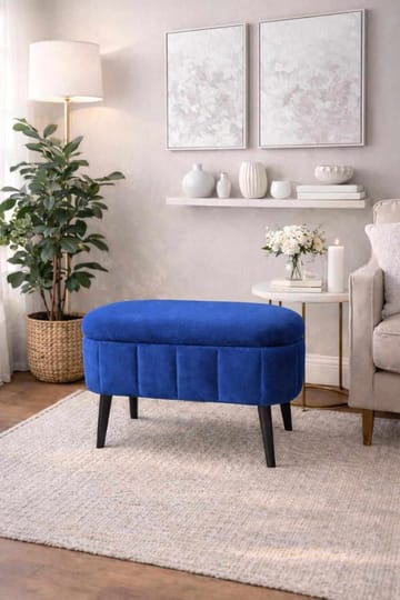 Heba Sittpuff med förvaring 60 cm - Möbler - Vardagsrum - Stolar & sittmöbler - Sittpuff