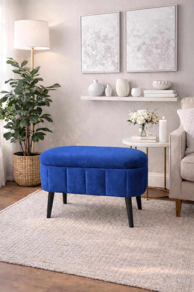 Heba Sittpuff med förvaring 60 cm - Möbler - Vardagsrum - Stolar & sittmöbler - Sittpuff