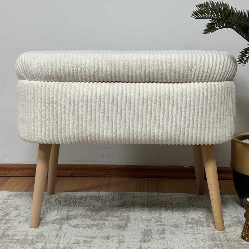 Heba Sittpuff med förvaring 60 cm - Möbler - Vardagsrum - Stolar & sittmöbler - Sittpuff