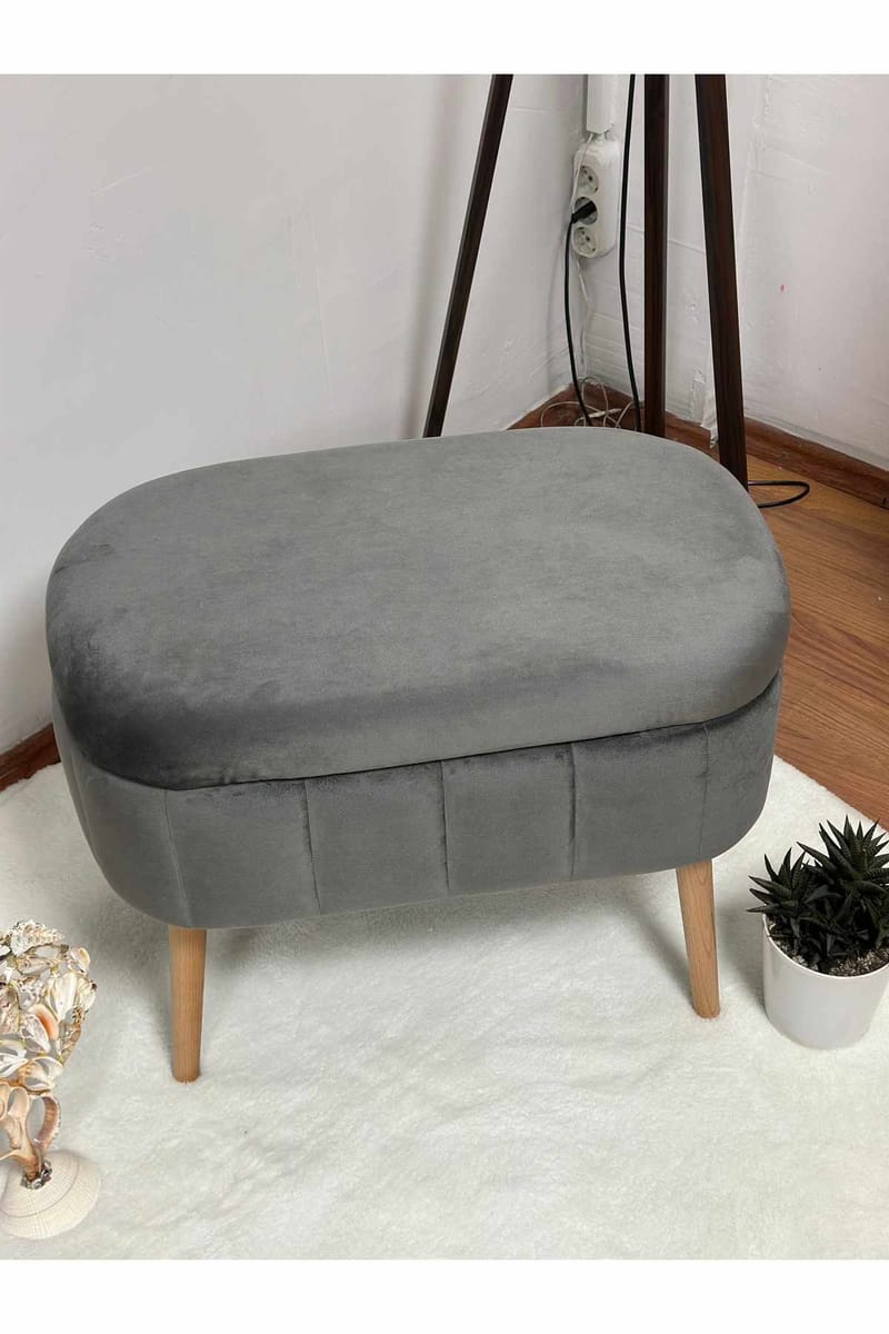 Heba Sittpuff med förvaring 60 cm - Möbler - Vardagsrum - Stolar & sittmöbler - Sittpuff