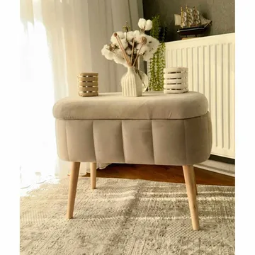 Heba Sittpuff med förvaring 60 cm - Möbler - Vardagsrum - Stolar & sittmöbler - Sittpuff