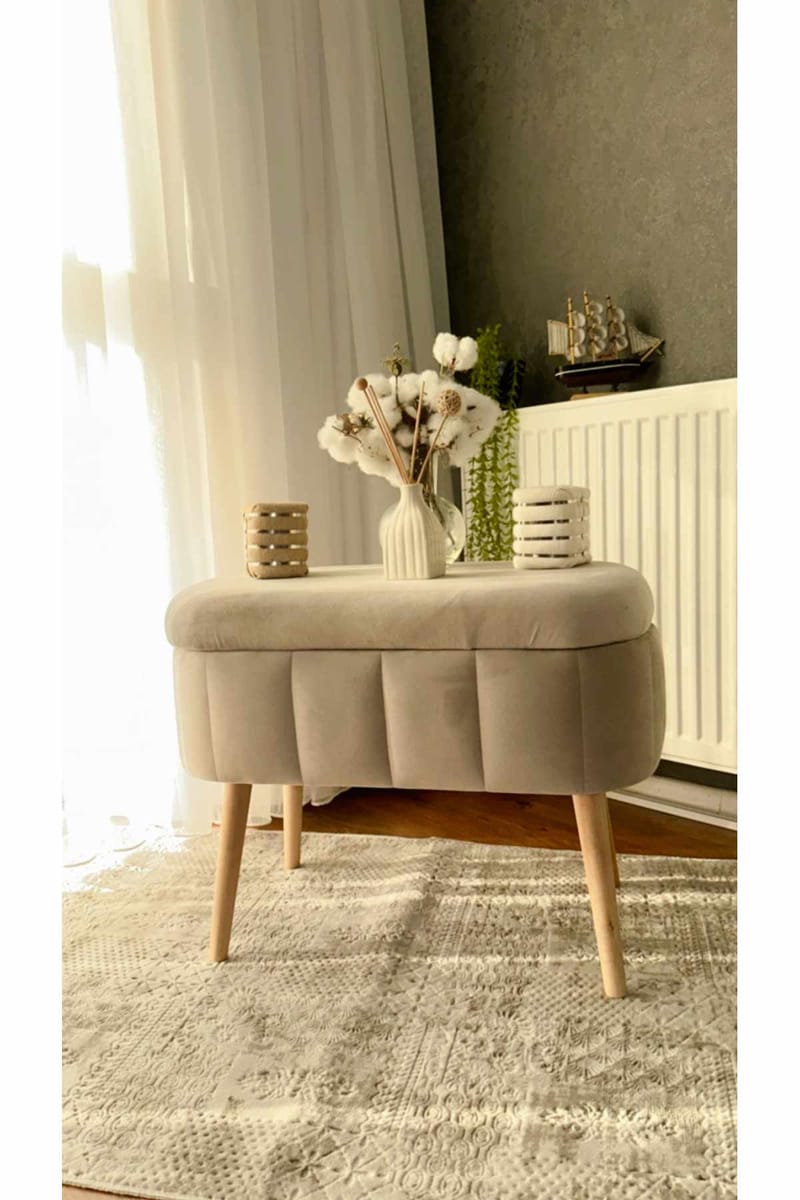 Heba Sittpuff med förvaring 60 cm - Möbler - Vardagsrum - Stolar & sittmöbler - Sittpuff