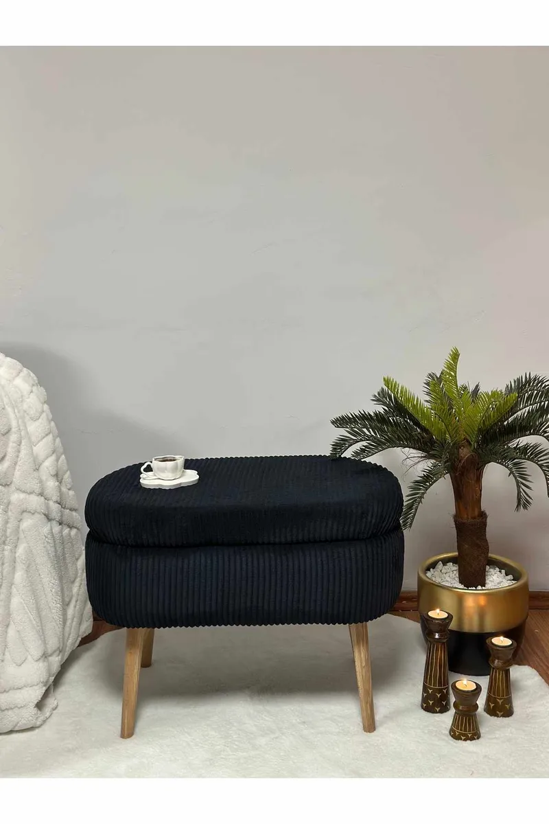 Heba Sittpuff med förvaring 60 cm - Möbler - Vardagsrum - Stolar & sittmöbler - Sittpuff