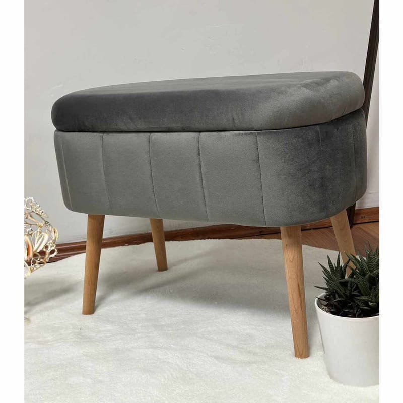 Heba Sittpuff med förvaring 60 cm - Möbler - Vardagsrum - Stolar & sittmöbler - Sittpuff