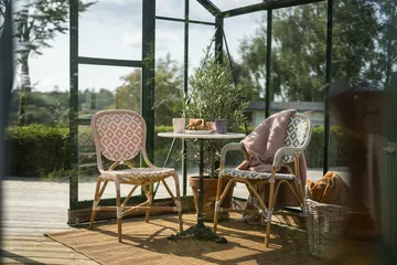 Hillerstorp Holmenäs Cafestol 2-pack - Grå - Möbler - Vardagsrum - Stolar & sittmöbler - Karmstolar