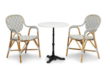 Hillerstorp Holmenäs Cafestol 2-pack - Grå - Möbler - Vardagsrum - Stolar & sittmöbler - Karmstolar