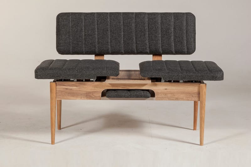 Idehult Bänk 85 cm - Trä/natur/Antracit - Möbler - Vardagsrum - Stolar & sittmöbler - Sittbänk