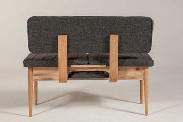 Idehult Bänk 85 cm - Trä/natur/Antracit - Möbler - Vardagsrum - Stolar & sittmöbler - Sittbänk