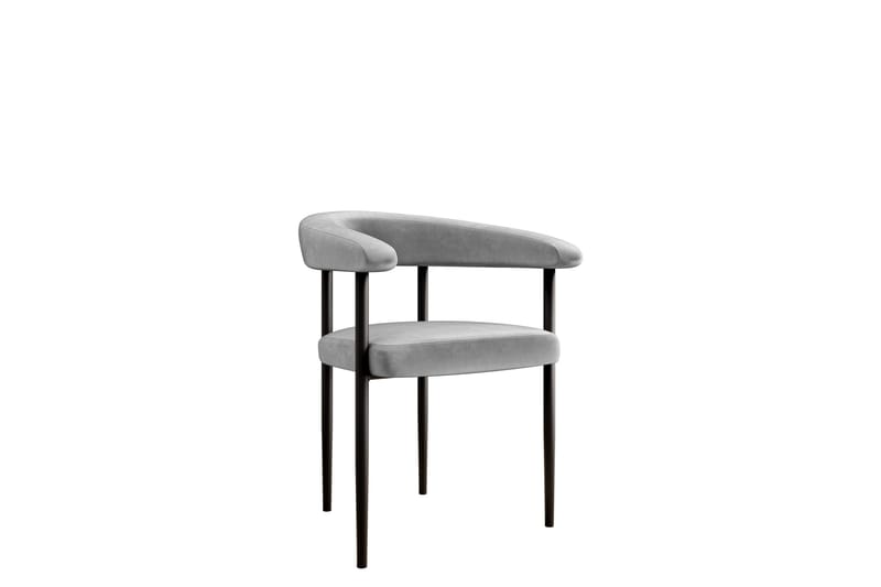 Jacklyn Karmstol, Ljusgrå/Svart