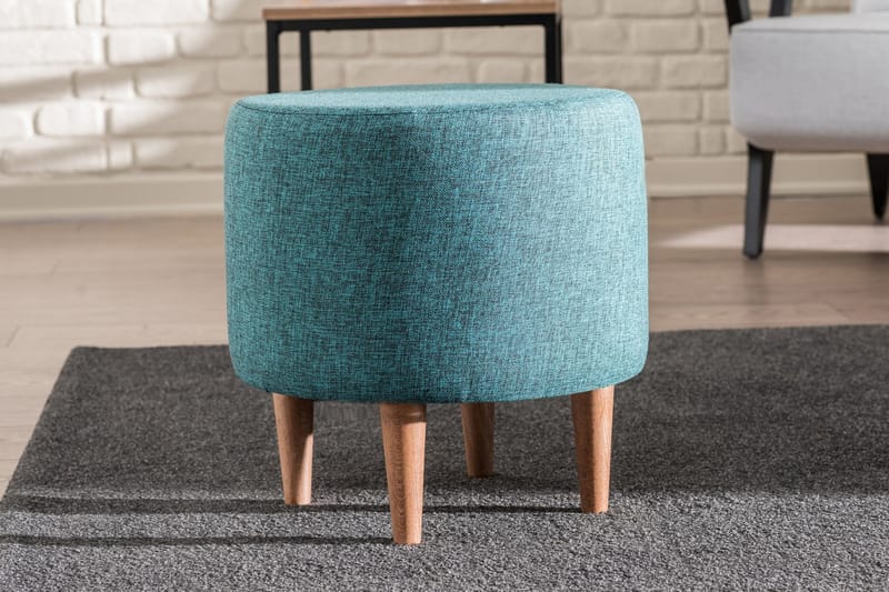 JARRY Sittpuff Turkos/Natur - Sittpuff