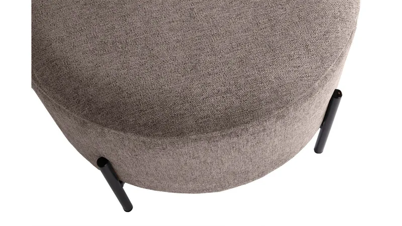 Karan Puff med förvaring 55 cm Rund - Ljusbrun - Möbler - Vardagsrum - Stolar & sittmöbler - Sittpuff