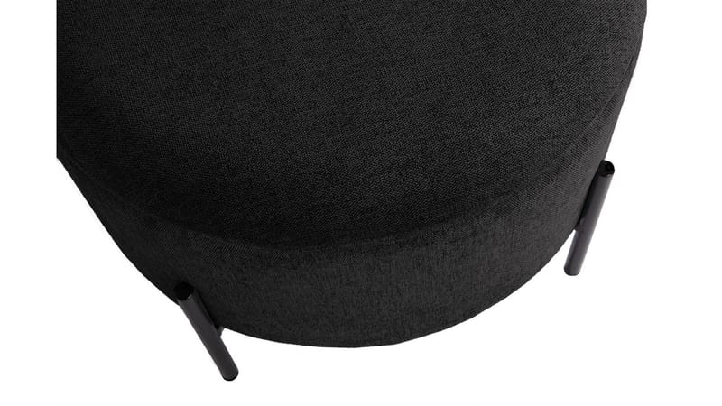 Karan Puff med förvaring 55 cm Rund - Antracit - Möbler - Vardagsrum - Stolar & sittmöbler - Sittpuff