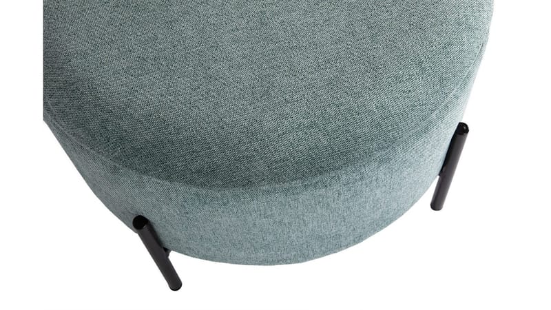 Karan Puff med förvaring 55 cm Rund - Blågrön - Möbler - Vardagsrum - Stolar & sittmöbler - Sittpuff