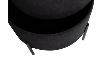 Karan Puff med förvaring 55 cm Rund - Antracit - Möbler - Vardagsrum - Stolar & sittmöbler - Sittpuff