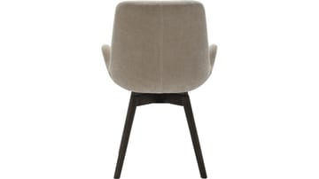Karlen Matstol - beige/brun ek - Möbler - Vardagsrum - Stolar & sittmöbler - Karmstolar
