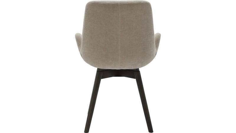 Karlen Matstol - beige/brun ek - Möbler - Vardagsrum - Stolar & sittmöbler - Karmstolar