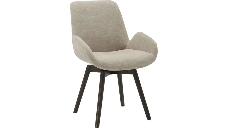 Karlen Matstol, beige/brun ek