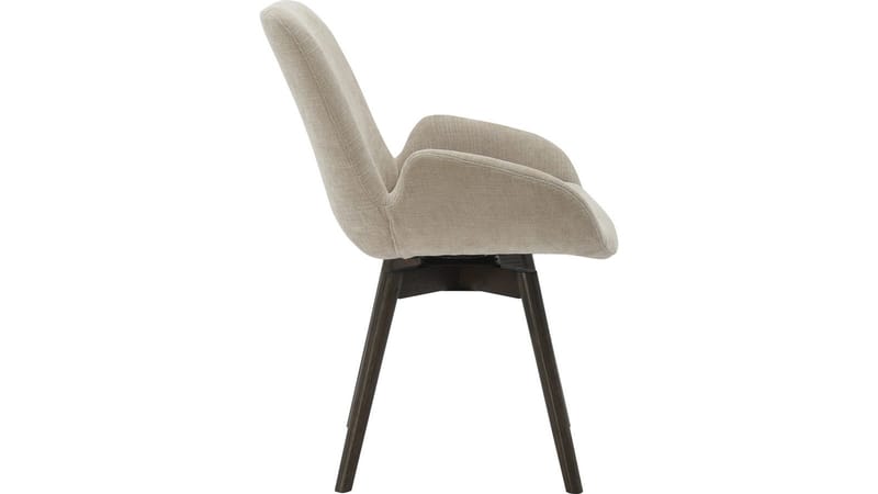 Karlen Matstol - beige/brun ek - Möbler - Vardagsrum - Stolar & sittmöbler - Karmstolar