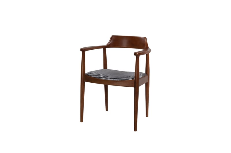 Albero Karmstol Valnöt/Svart/Vit - Möbler - Vardagsrum - Stolar & sittmöbler - Karmstolar