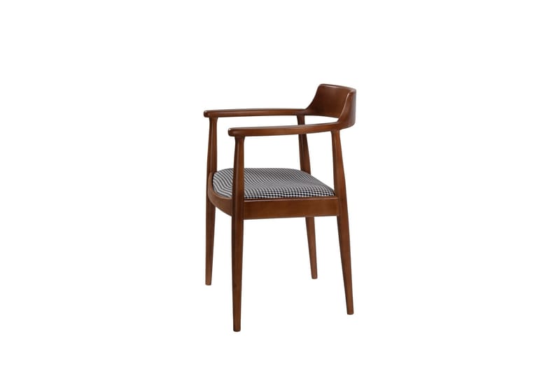 Albero Karmstol Valnöt/Svart/Vit - Möbler - Vardagsrum - Stolar & sittmöbler - Karmstolar