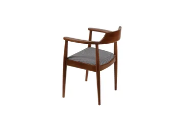Albero Karmstol - Valnöt/Svart/Vit - Möbler - Vardagsrum - Stolar & sittmöbler - Karmstolar