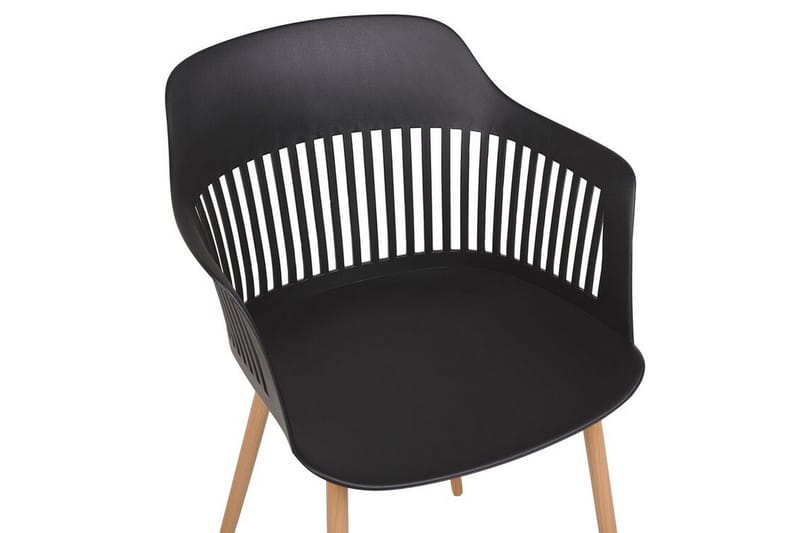 Bereca Matstol 2-pack - Svart - Möbler - Vardagsrum - Stolar & sittmöbler - Karmstolar