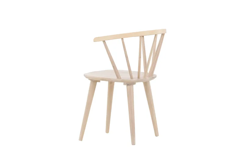 Bobby Karmstol med Armstöd - Vitlaserad / Gummiträ - Möbler - Vardagsrum - Stolar & sittmöbler - Karmstolar