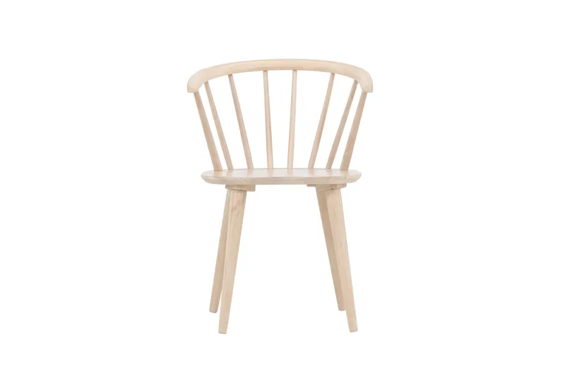 Bobby Karmstol med Armstöd - Vitlaserad / Gummiträ - Möbler - Vardagsrum - Stolar & sittmöbler - Karmstolar