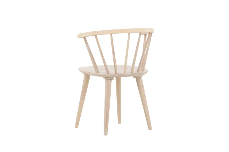 Bobby Karmstol med Armstöd - Vitlaserad / Gummiträ - Möbler - Vardagsrum - Stolar & sittmöbler - Karmstolar