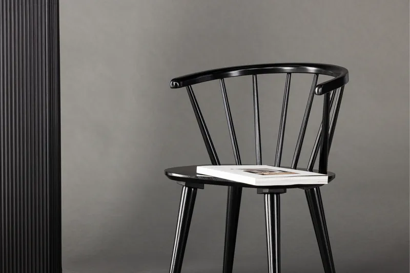 Bobby Karmstol - Svart - Möbler - Vardagsrum - Stolar & sittmöbler - Karmstolar