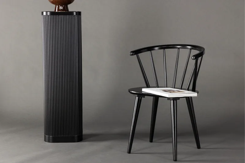 Bobby Karmstol - Svart - Möbler - Vardagsrum - Stolar & sittmöbler - Karmstolar