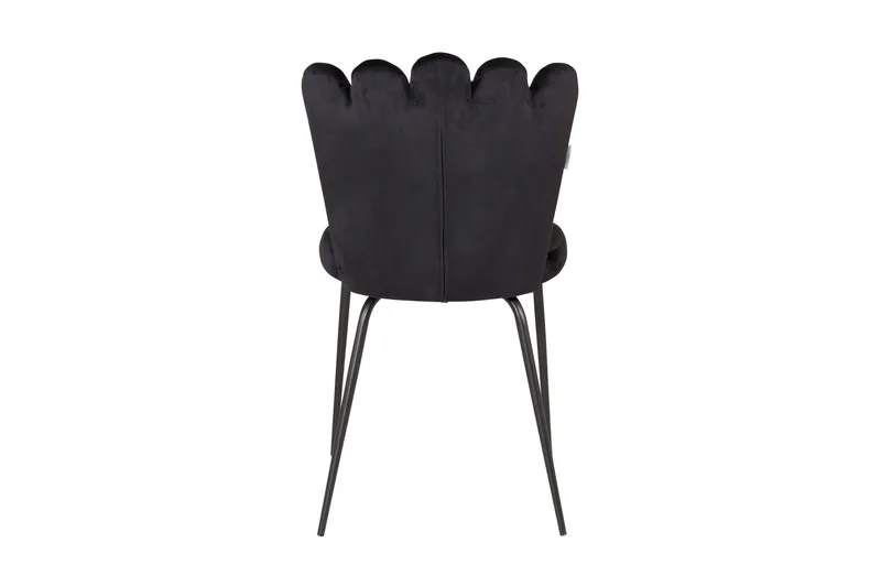 Limhamn Karmstol Sammet - Svart - Möbler - Matplats - Matstol & köksstol
