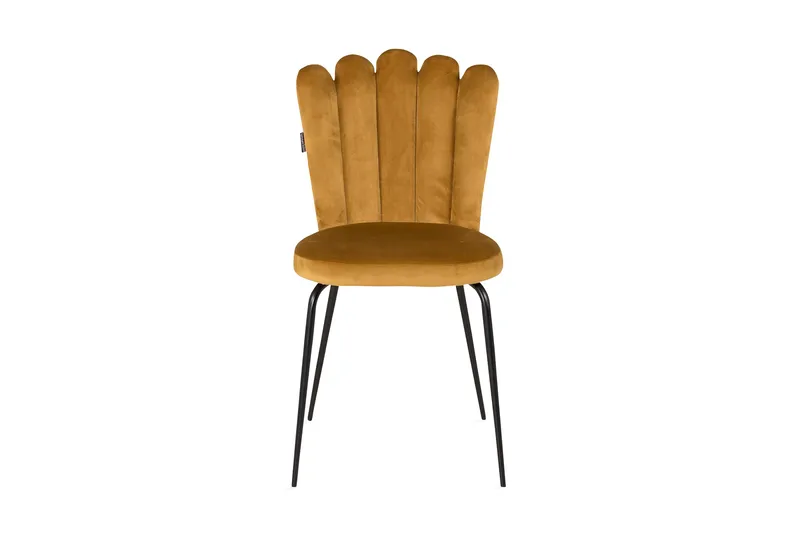 Limhamn Stol Sammet - Gul - Möbler - Matplats - Matstol & köksstol