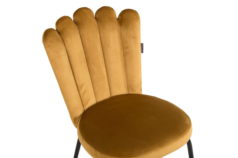 Limhamn Stol Sammet - Gul - Möbler - Matplats - Matstol & köksstol