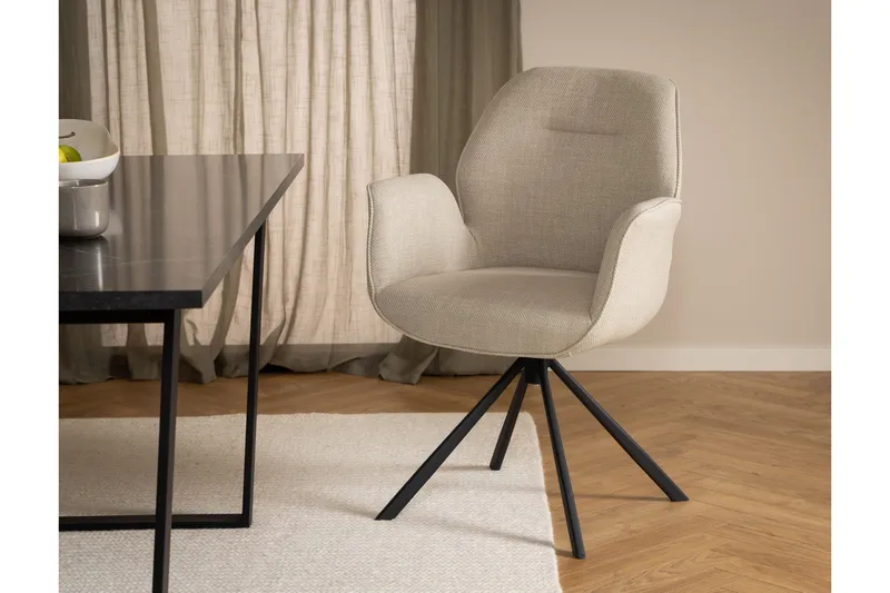 Lipie Karmstol - Ljusbeige - Möbler - Vardagsrum - Stolar & sittmöbler - Karmstolar