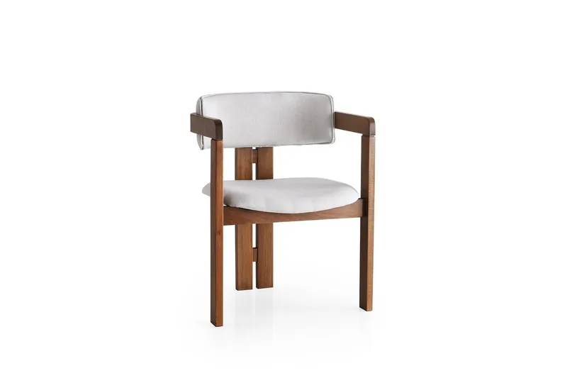 Mamuna Karmstol - Valnöt - Möbler - Vardagsrum - Stolar & sittmöbler - Karmstolar