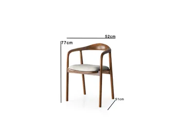 Mansavi Karmstol - Ljusgrå - Möbler - Vardagsrum - Stolar & sittmöbler - Karmstolar
