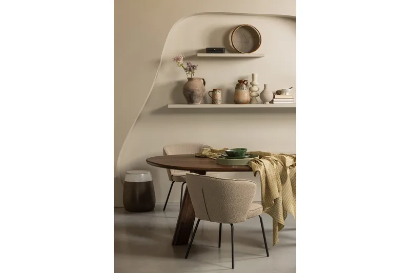 Margoe Karmstol - Beige - Möbler - Vardagsrum - Stolar & sittmöbler - Karmstolar