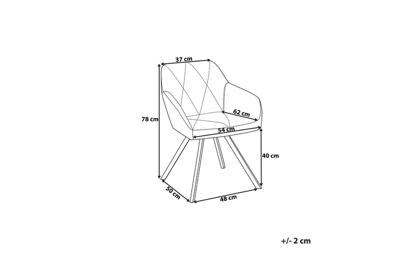 Monee Stol Set Om 2 St - Beige - Möbler - Vardagsrum - Stolar & sittmöbler - Karmstolar