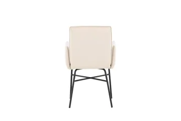 Petra Karmstol - Beige - Möbler - Vardagsrum - Stolar & sittmöbler - Karmstolar