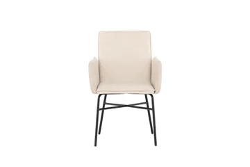 Petra Karmstol - Beige - Möbler - Vardagsrum - Stolar & sittmöbler - Karmstolar