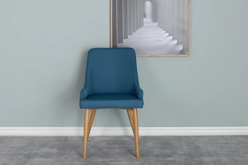 Plaza Karmstol - Blå - Möbler - Vardagsrum - Stolar & sittmöbler - Karmstolar