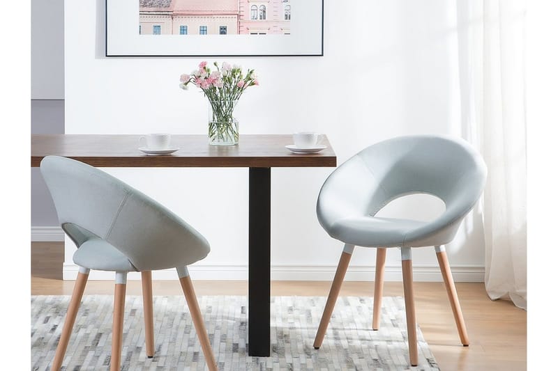 Roslyn Stol Set Om 2 St - Grå - Möbler - Vardagsrum - Stolar & sittmöbler - Karmstolar
