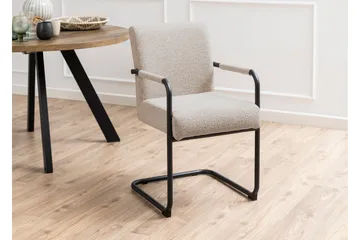 Salini Karmstol - Beige - Möbler - Vardagsrum - Stolar & sittmöbler - Karmstolar