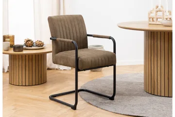 Salini Karmstol - Brun - Möbler - Vardagsrum - Stolar & sittmöbler - Karmstolar